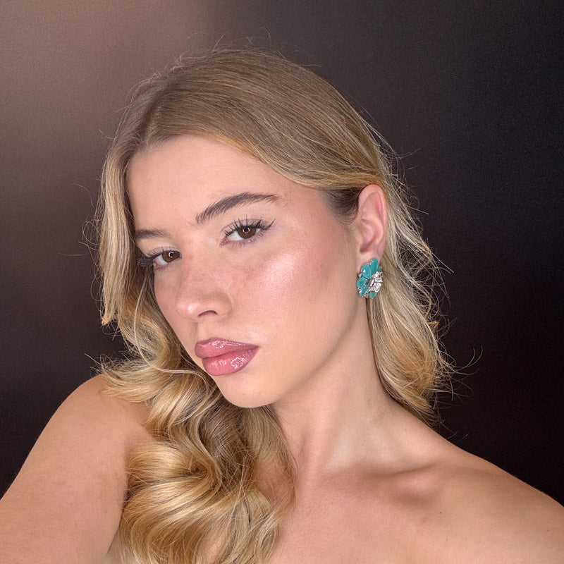 Palestro Milano Orecchini Flora di Vetro