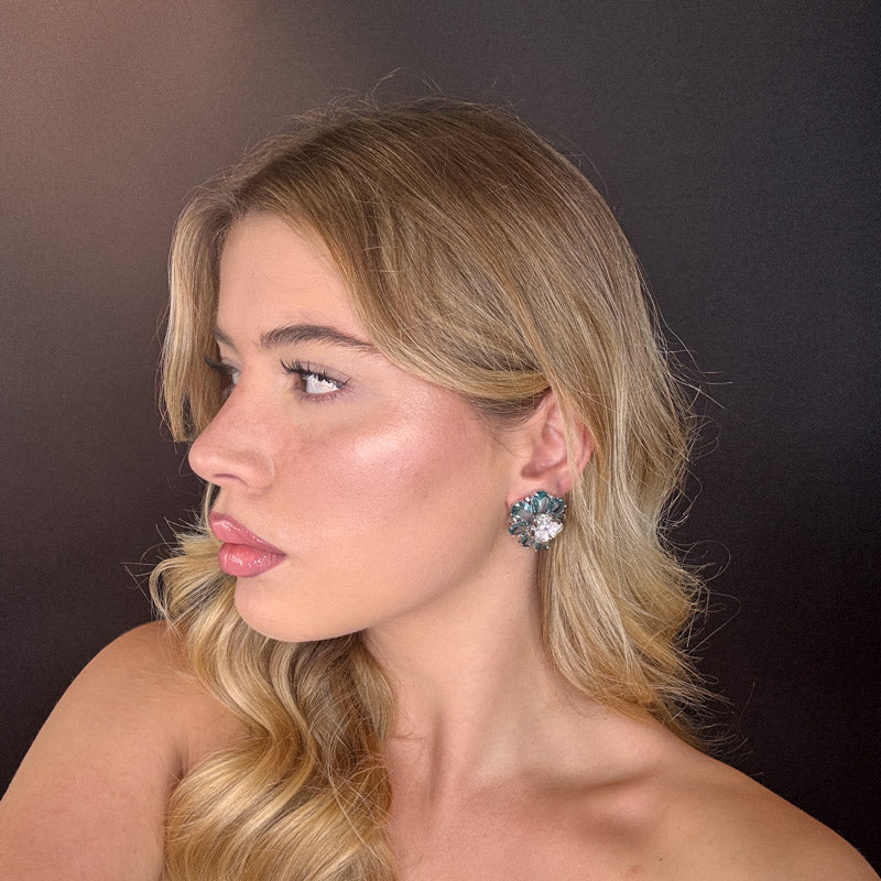 Palestro Milano Orecchini Flora di Vetro