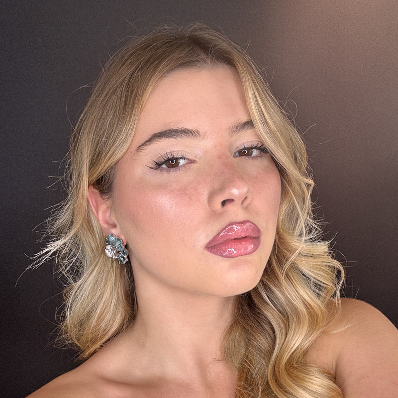 Palestro Milano Orecchini Flora di Vetro