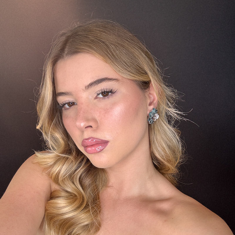 Palestro Milano Orecchini Flora di Vetro