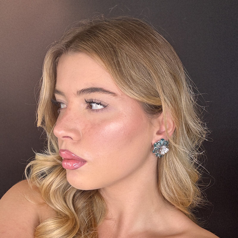 Palestro Milano Orecchini Flora di Vetro