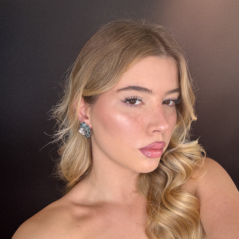 Palestro Milano Orecchini Flora di Vetro