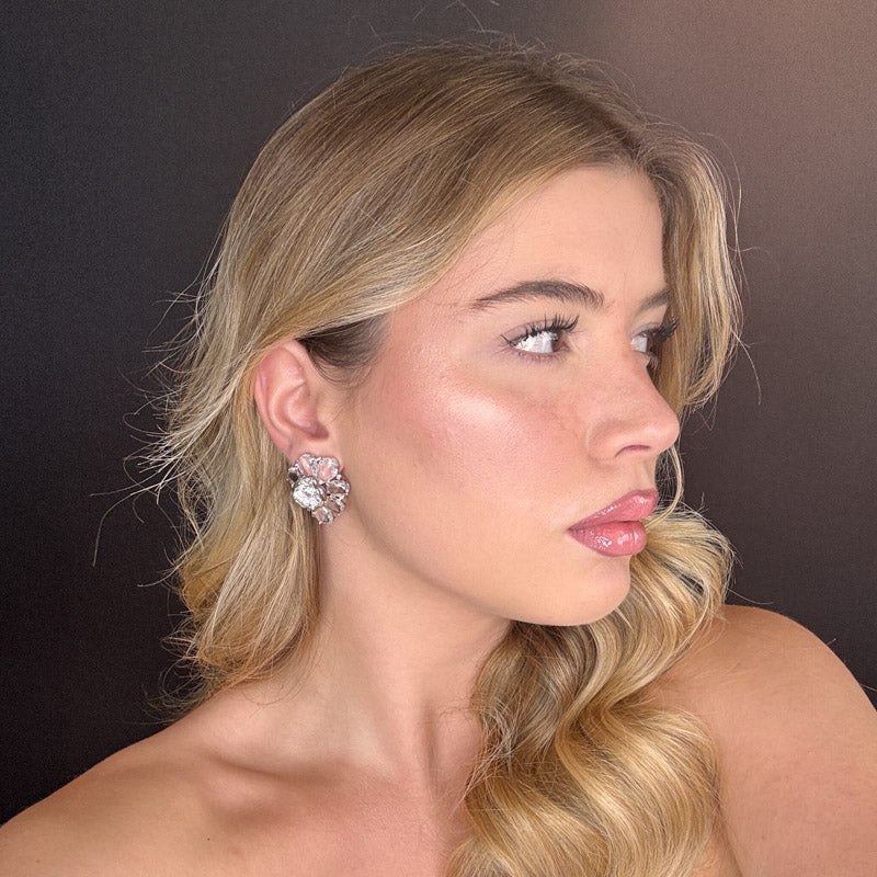 Palestro Milano Orecchini Flora di Vetro