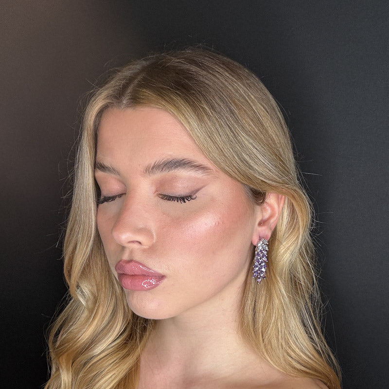 Palestro Milano Orecchini Foglioline sfumate