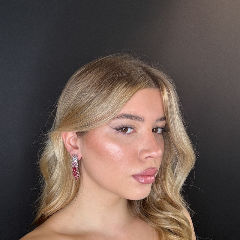 Palestro Milano Orecchini Foglioline sfumate