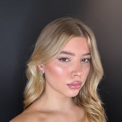 Palestro Milano Orecchini Foglioline sfumate