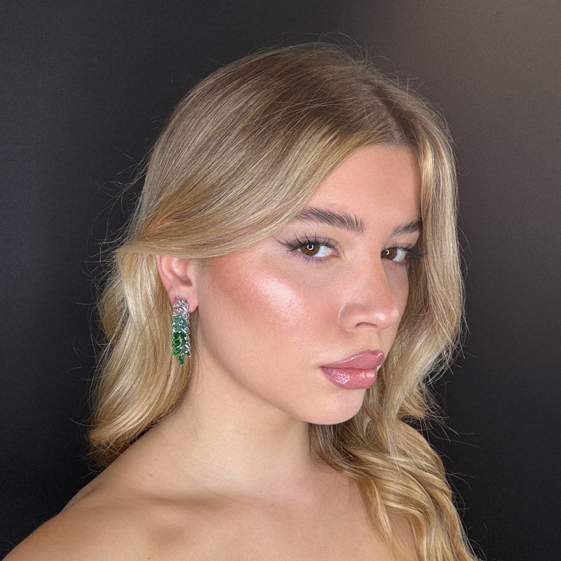 Palestro Milano Orecchini Foglioline sfumate