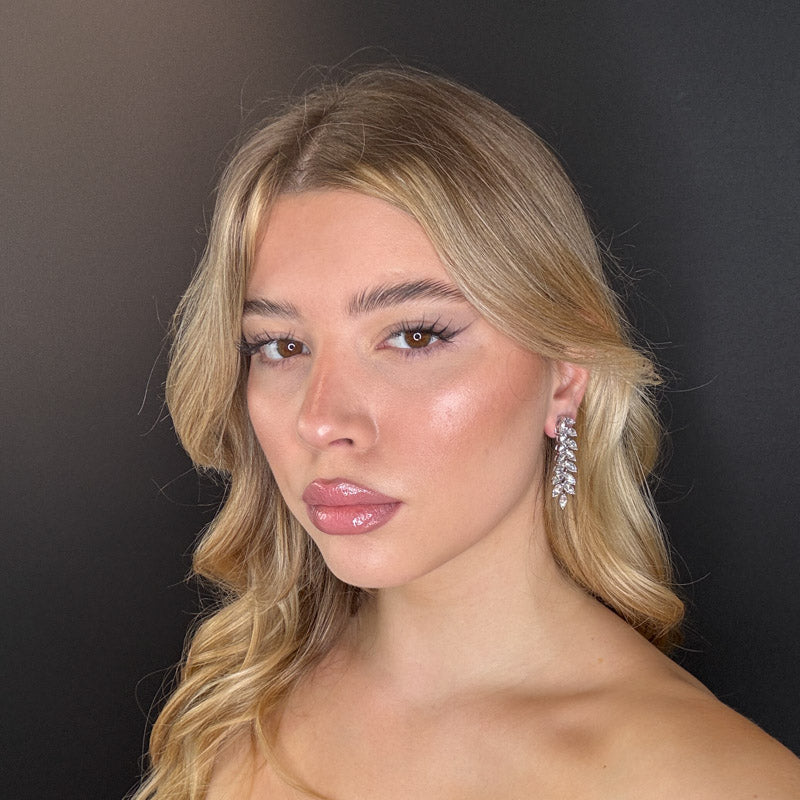 Palestro Milano Orecchini Foglioline sfumate