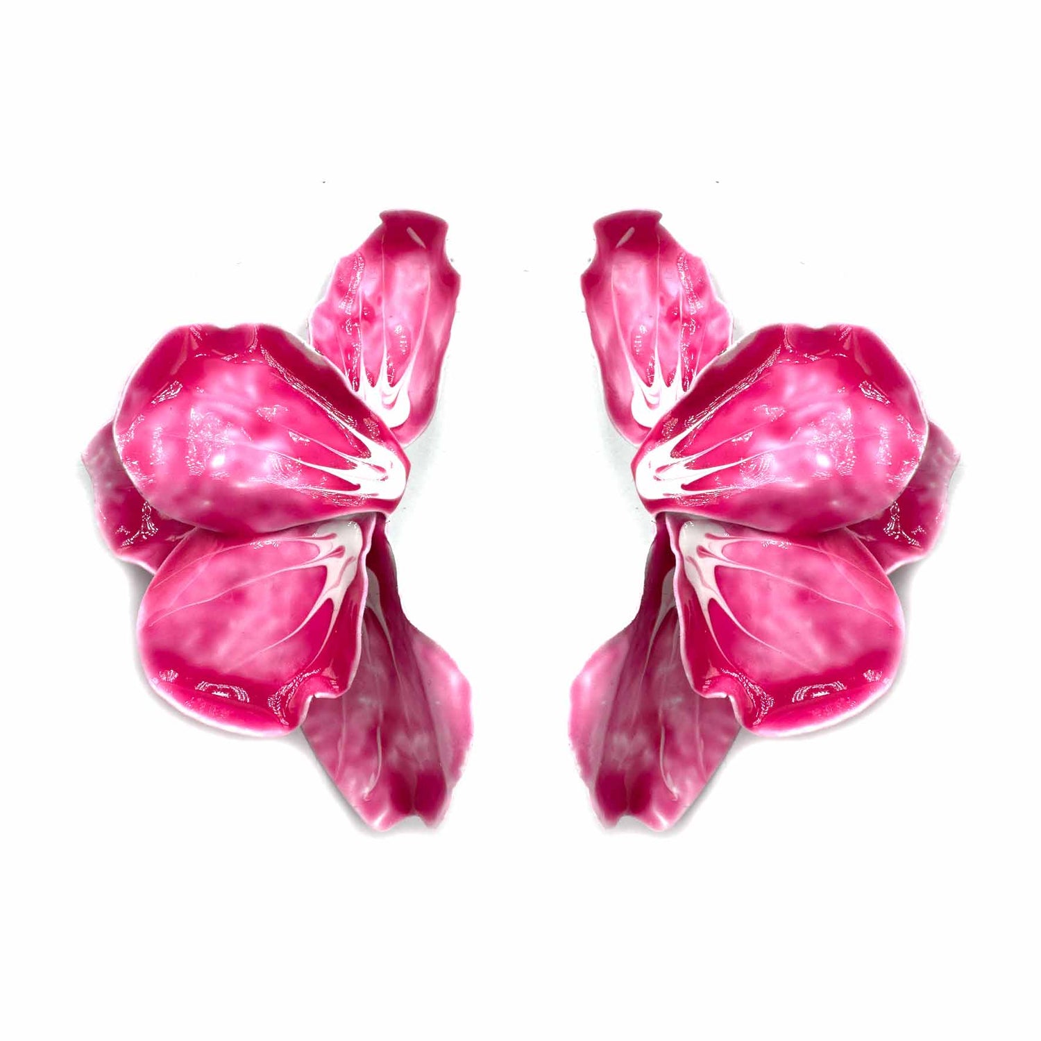 Palestro Milano Orecchini Fucsia Fantasia di Petali