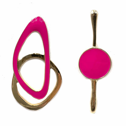 Palestro Milano Orecchini Fucsia Mirò