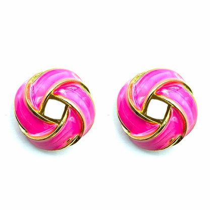Palestro Milano Orecchini Fucsia Nodo colorato - ex demo