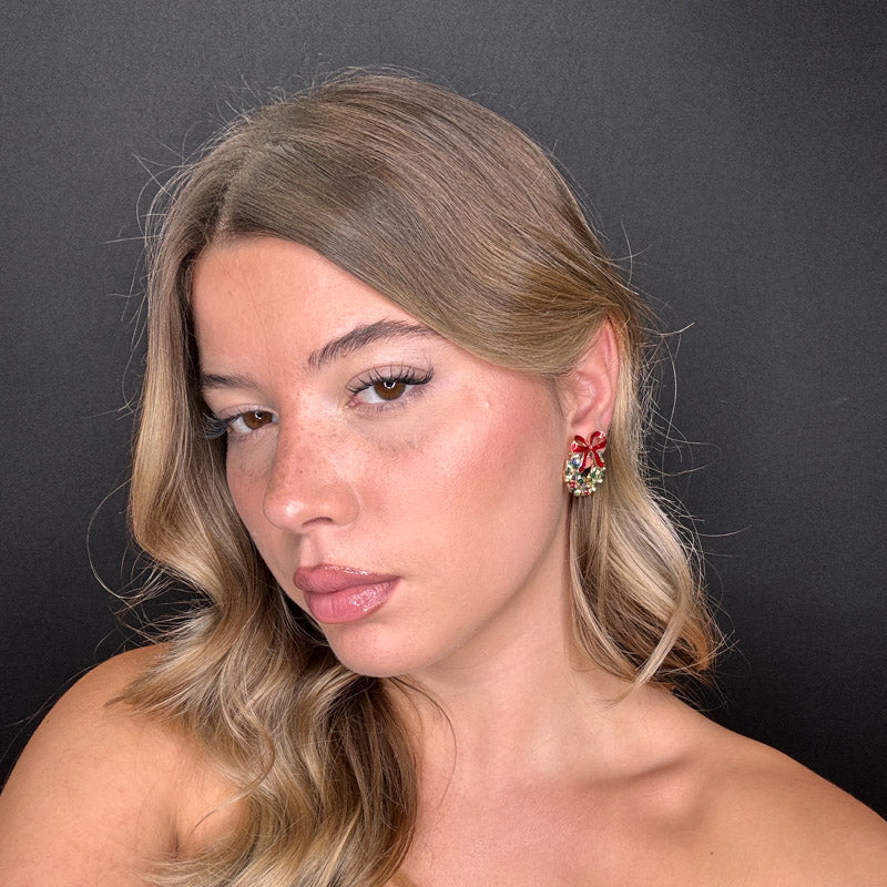 Palestro Milano Orecchini Ghirlanda con fiocco