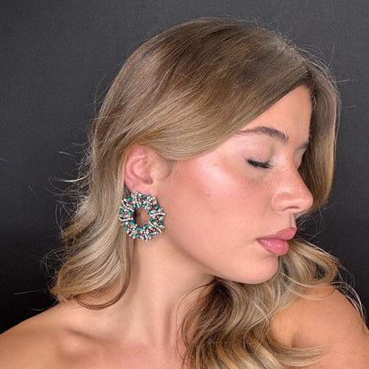 Palestro Milano Orecchini Ghirlanda Natalizia Classic