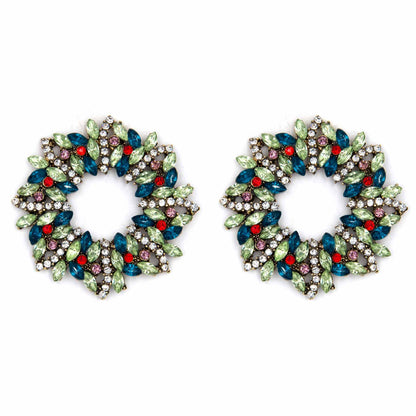 Palestro Milano Orecchini Ghirlanda Natalizia Classic