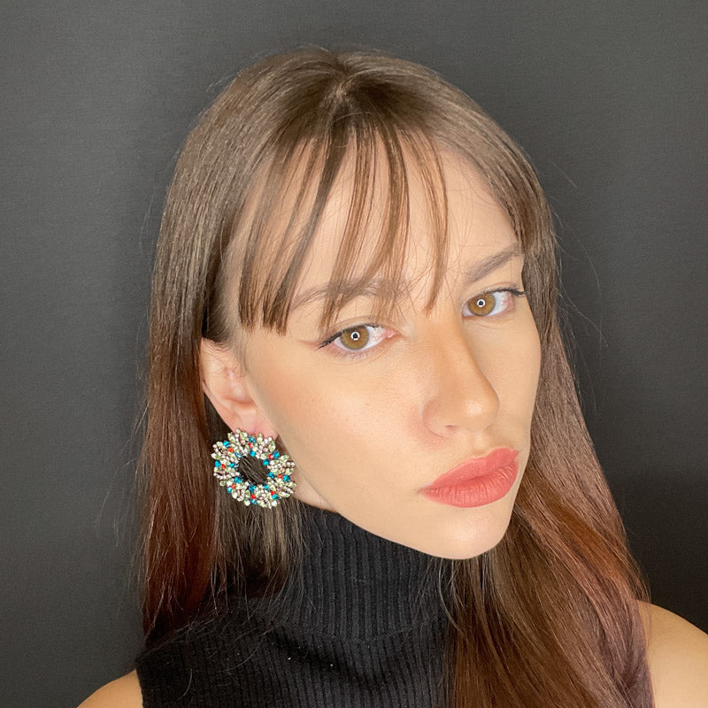 Palestro Milano Orecchini Ghirlanda Natalizia Classic