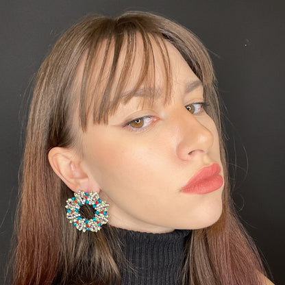 Palestro Milano Orecchini Ghirlanda Natalizia Classic