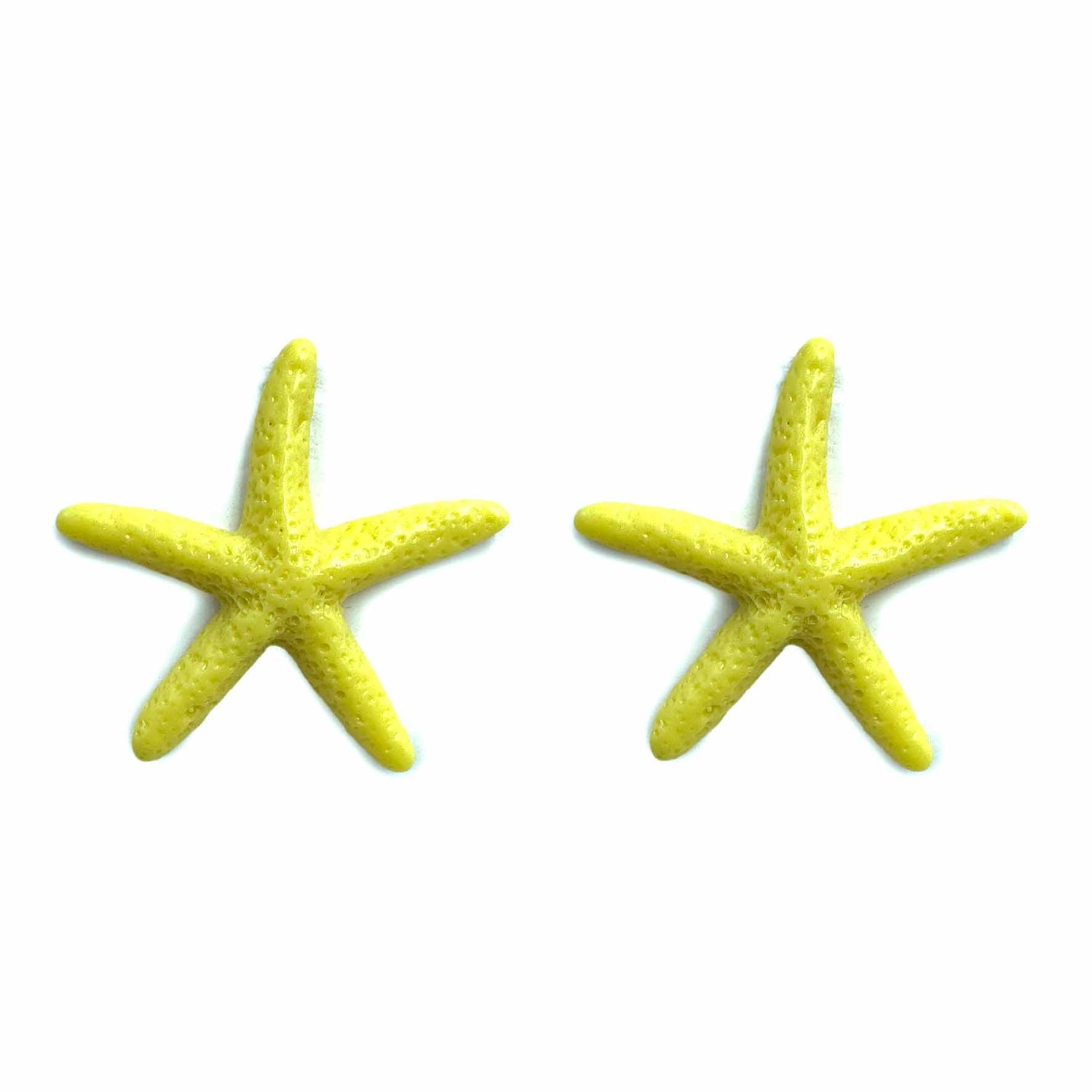 Palestro Milano Orecchini Giallo Stelle marine del Mediterraneo