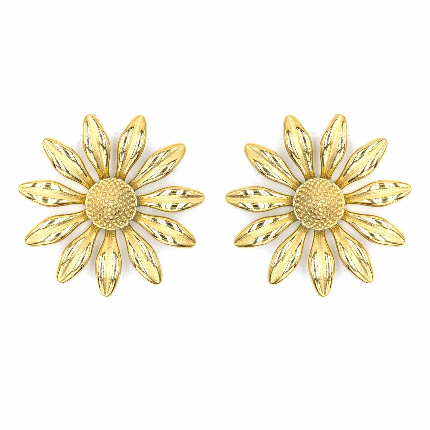 Palestro Milano Orecchini Girasole Gold Plated