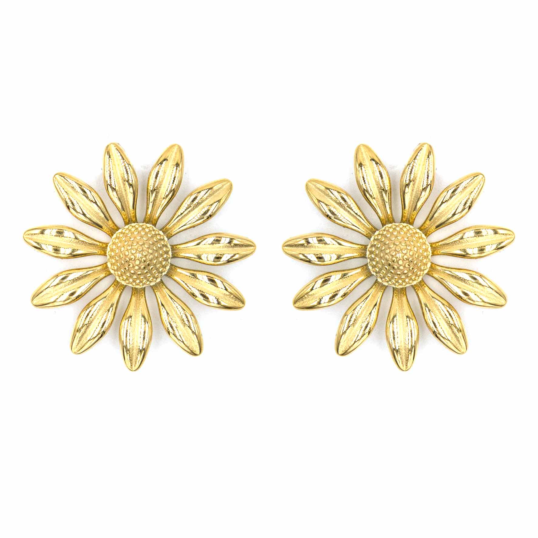 Palestro Milano Orecchini Girasole Gold Plated
