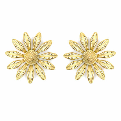 Palestro Milano Orecchini Girasole Gold Plated