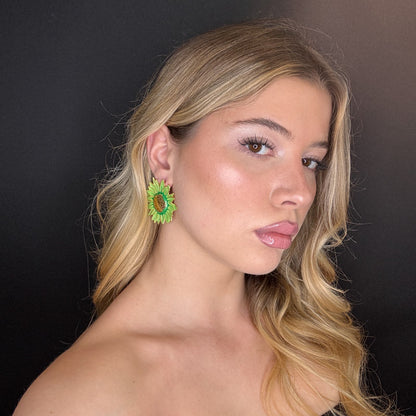 Palestro Milano Orecchini Girasoli Colorati