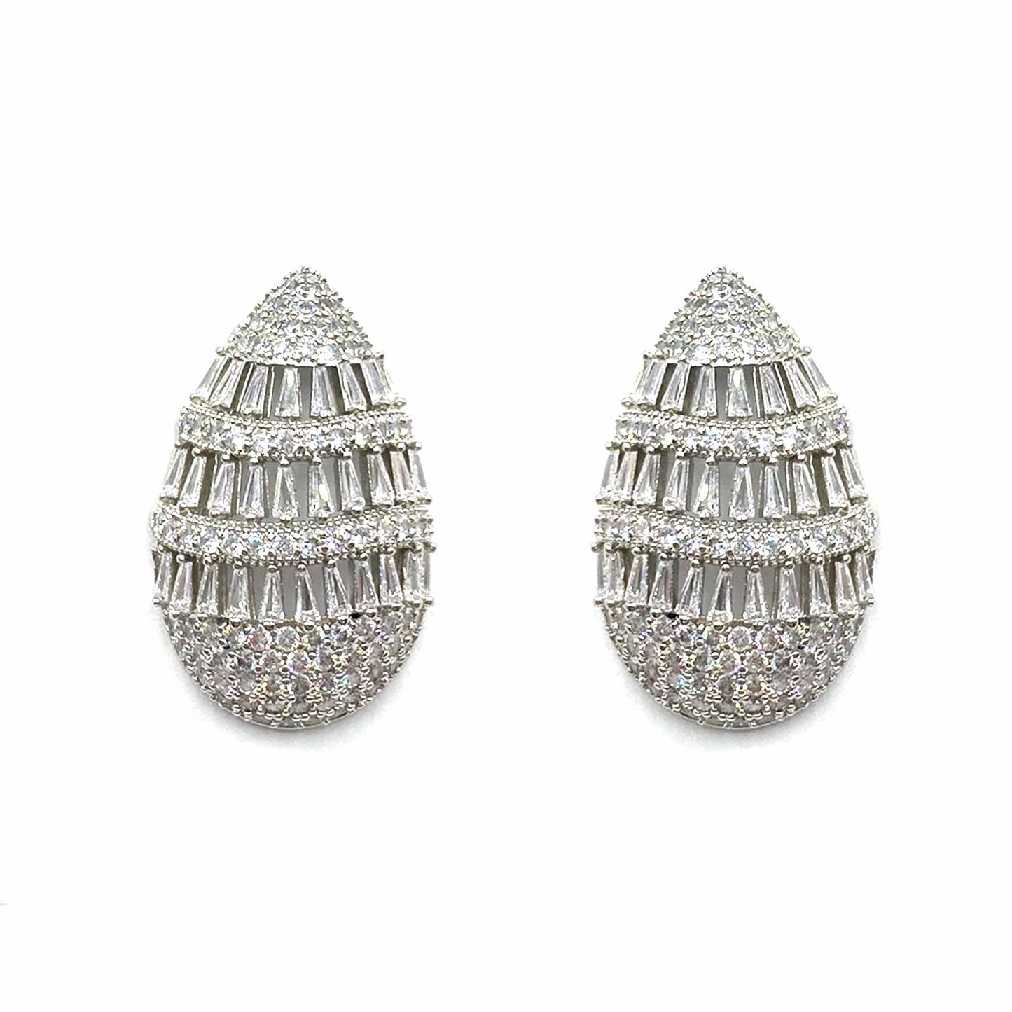 Palestro Milano Orecchini Goccia di Pavè