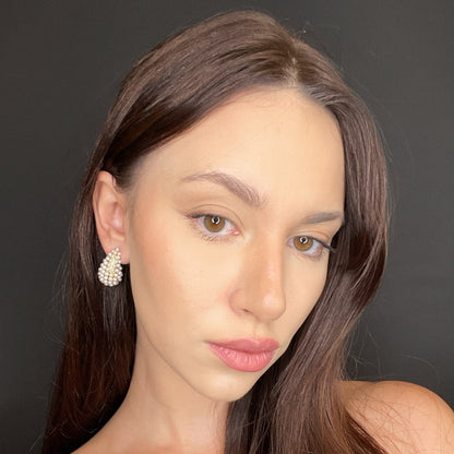 Palestro Milano Orecchini Goccia di Perline