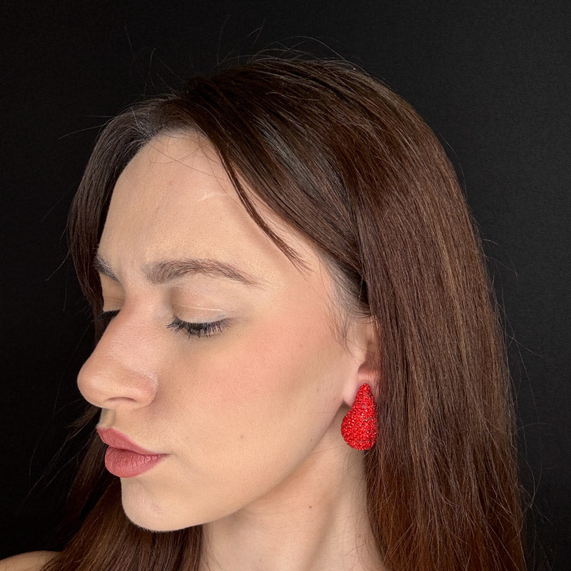 Palestro Milano Orecchini Goccia di zirconi