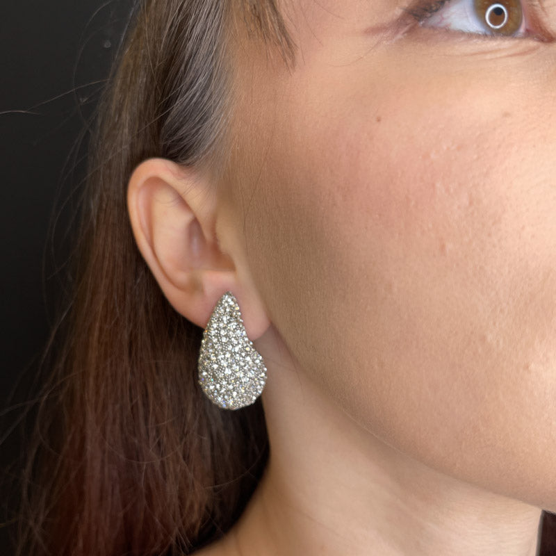 Palestro Milano Orecchini Goccia di zirconi