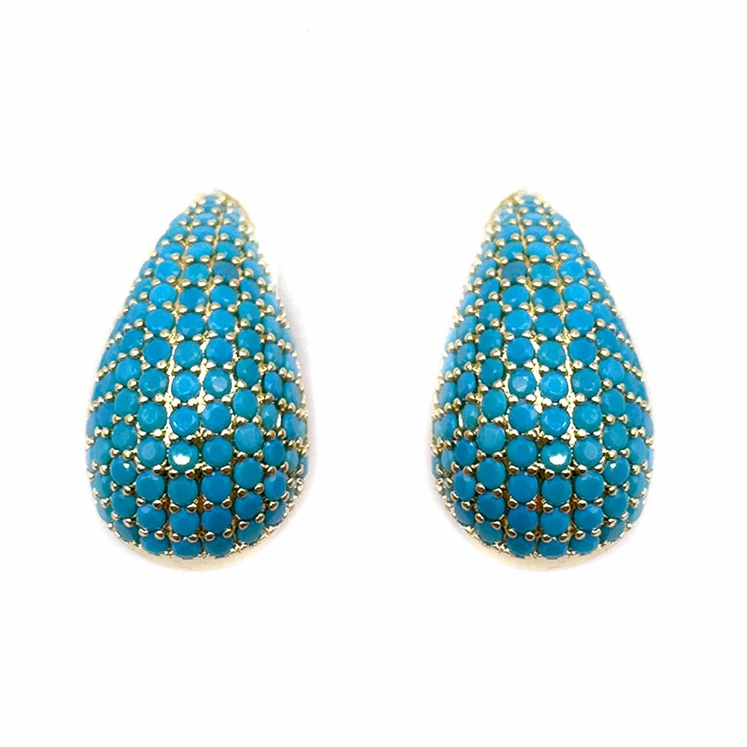 Palestro Milano Orecchini Goccia / Gold / Torquoise Goccia Torquoise