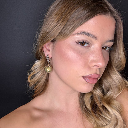 Palestro Milano Orecchini Goccia pendente con Perla Big