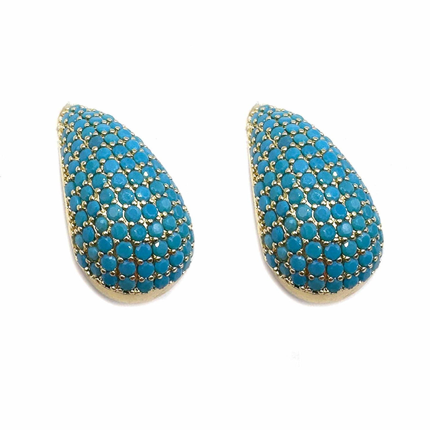 Palestro Milano Orecchini Goccia Torquoise