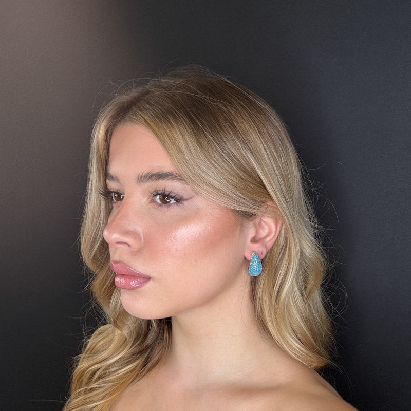 Palestro Milano Orecchini Goccia Torquoise