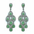 Palestro Milano Orecchini Goccioline verde giada