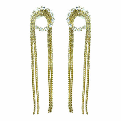 Palestro Milano Orecchini Gold Cascata di Cerchio