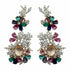 Palestro Milano Orecchini Gold - Champagne Fucsia Trionfo di Fiori - new version