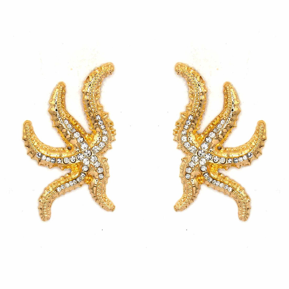 Palestro Milano Orecchini Gold Corallo di zirconi