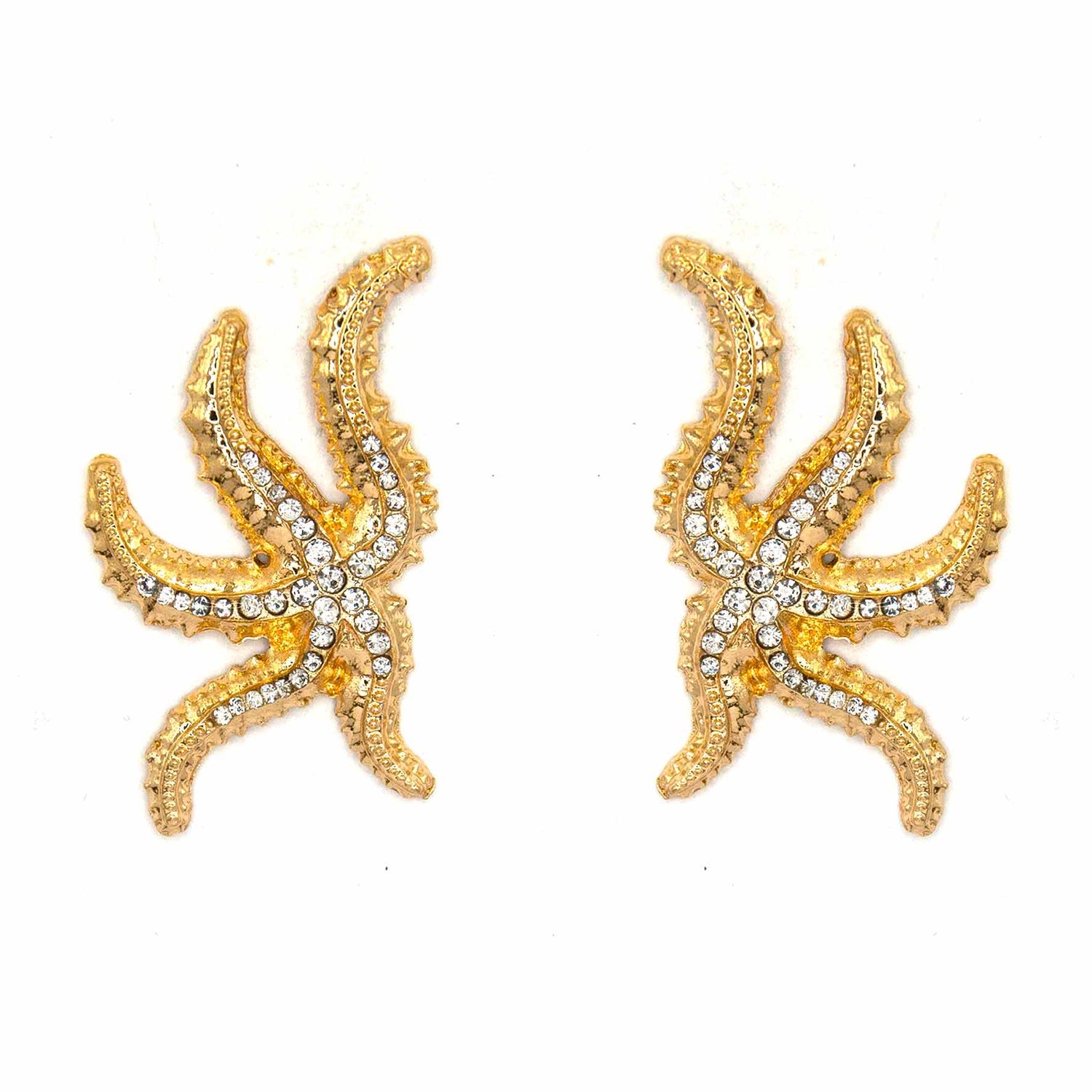 Palestro Milano Orecchini Gold Corallo di zirconi