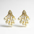 Palestro Milano Orecchini Gold Cristallo Palloncini di Perle