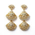 Palestro Milano Orecchini Gold Cristallo Trio di conchiglie preziose