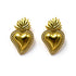 Palestro Milano Orecchini Gold Cuore Sacro - New Edition