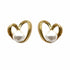 Palestro Milano Orecchini Gold Cuoricino&Perlina
