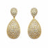 Palestro Milano Orecchini Gold Goccia di pavè