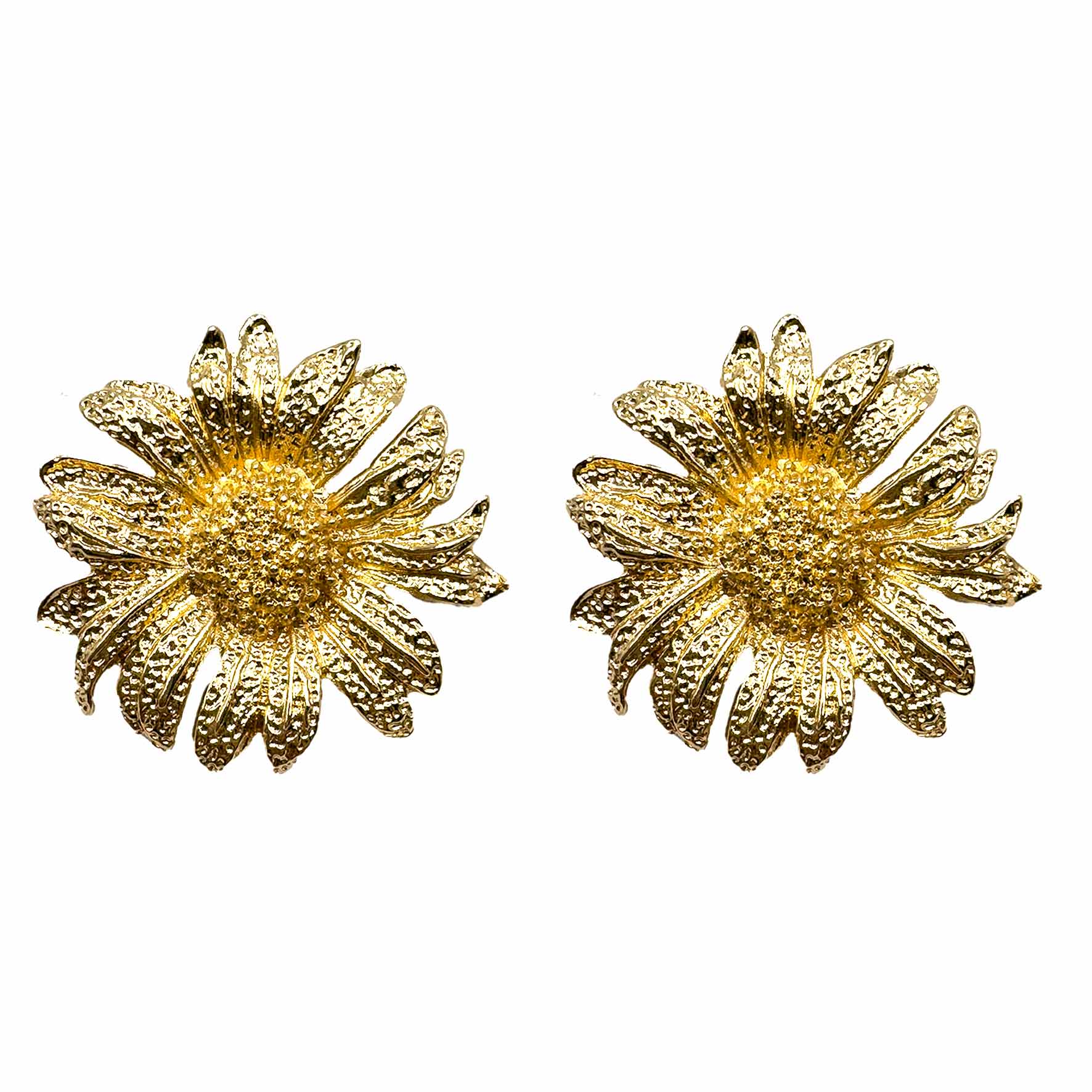 Palestro Milano Orecchini Gold Margherite Big