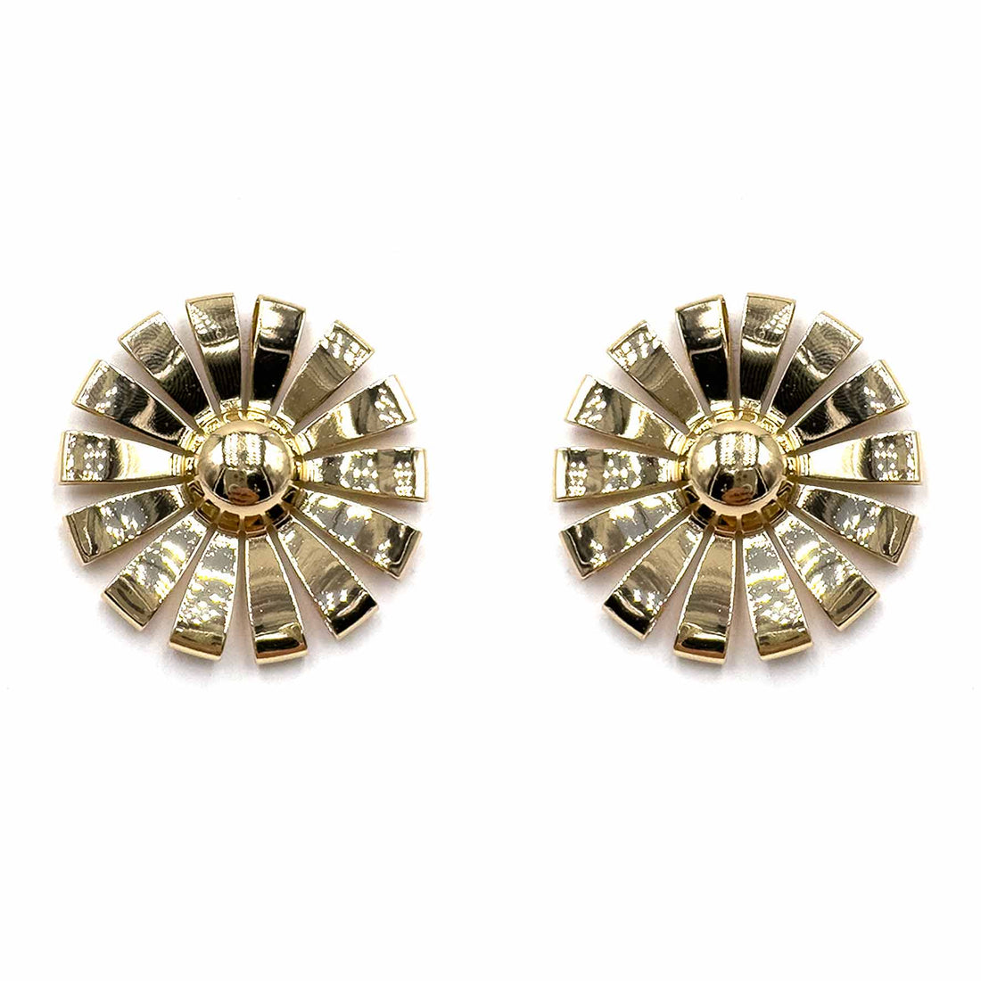 Palestro Milano Orecchini Gold Margherite colorate