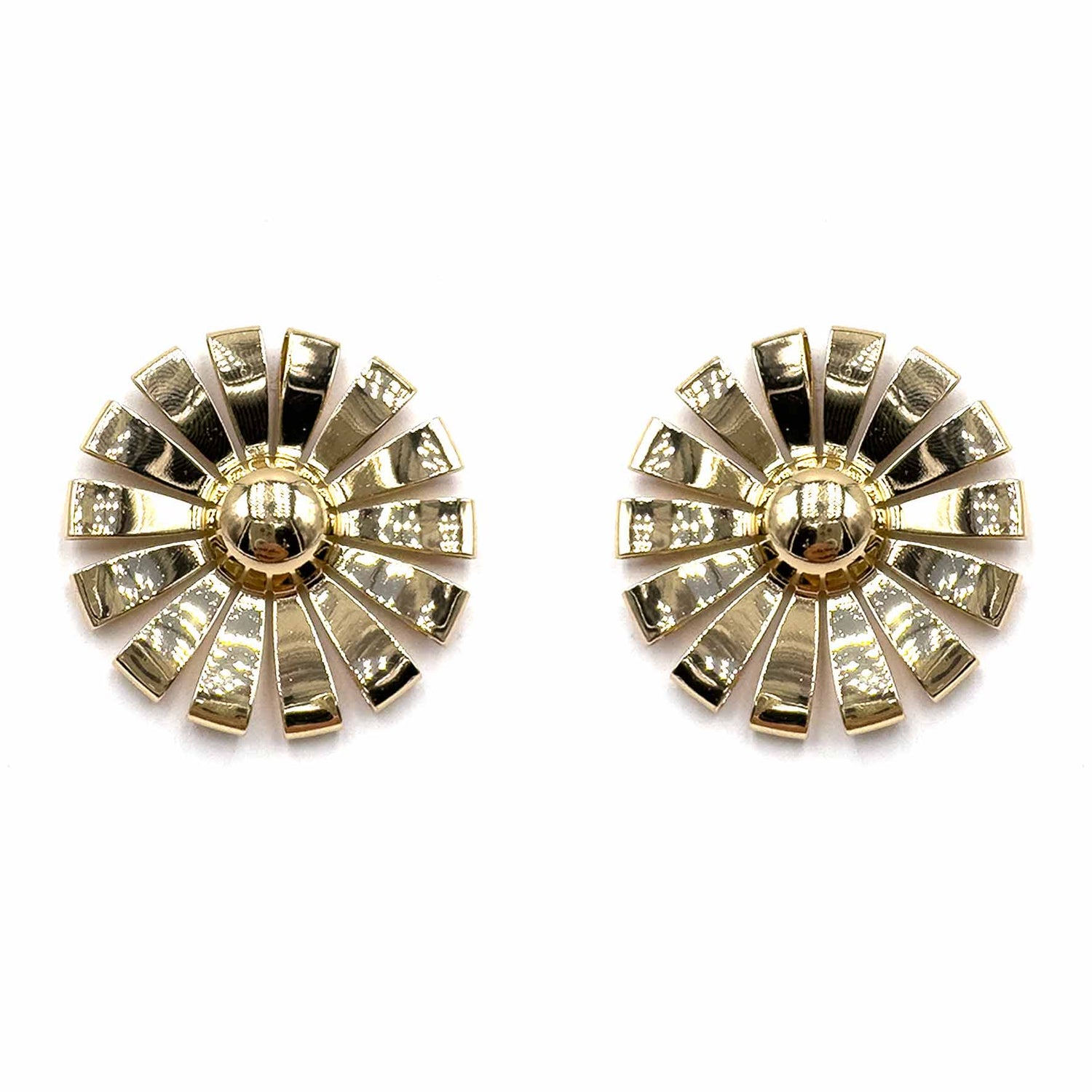 Palestro Milano Orecchini Gold Margherite colorate