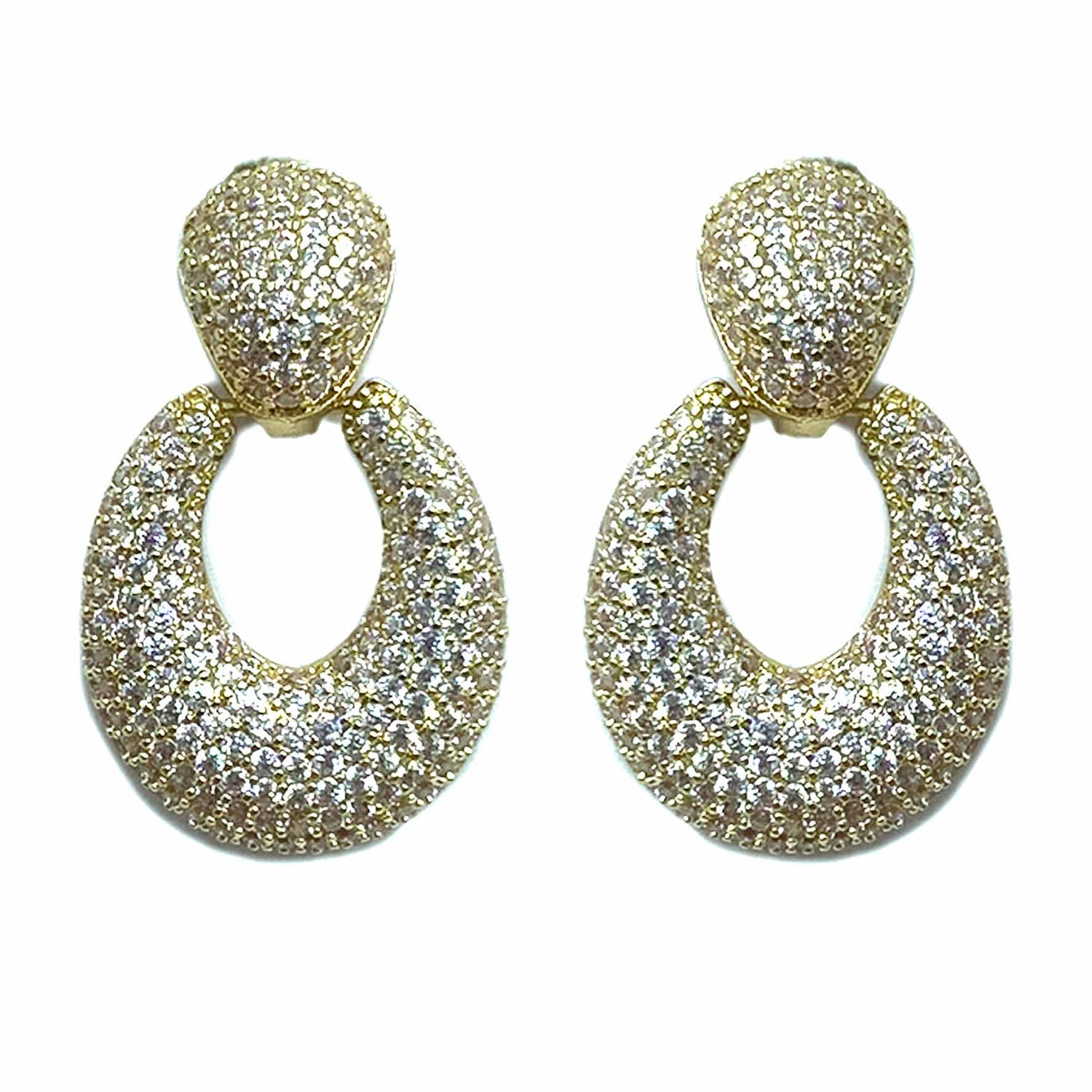 Palestro Milano Orecchini Gold Ovali splendenti