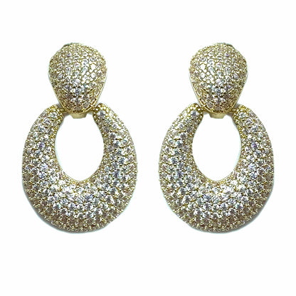 Palestro Milano Orecchini Gold Ovali splendenti