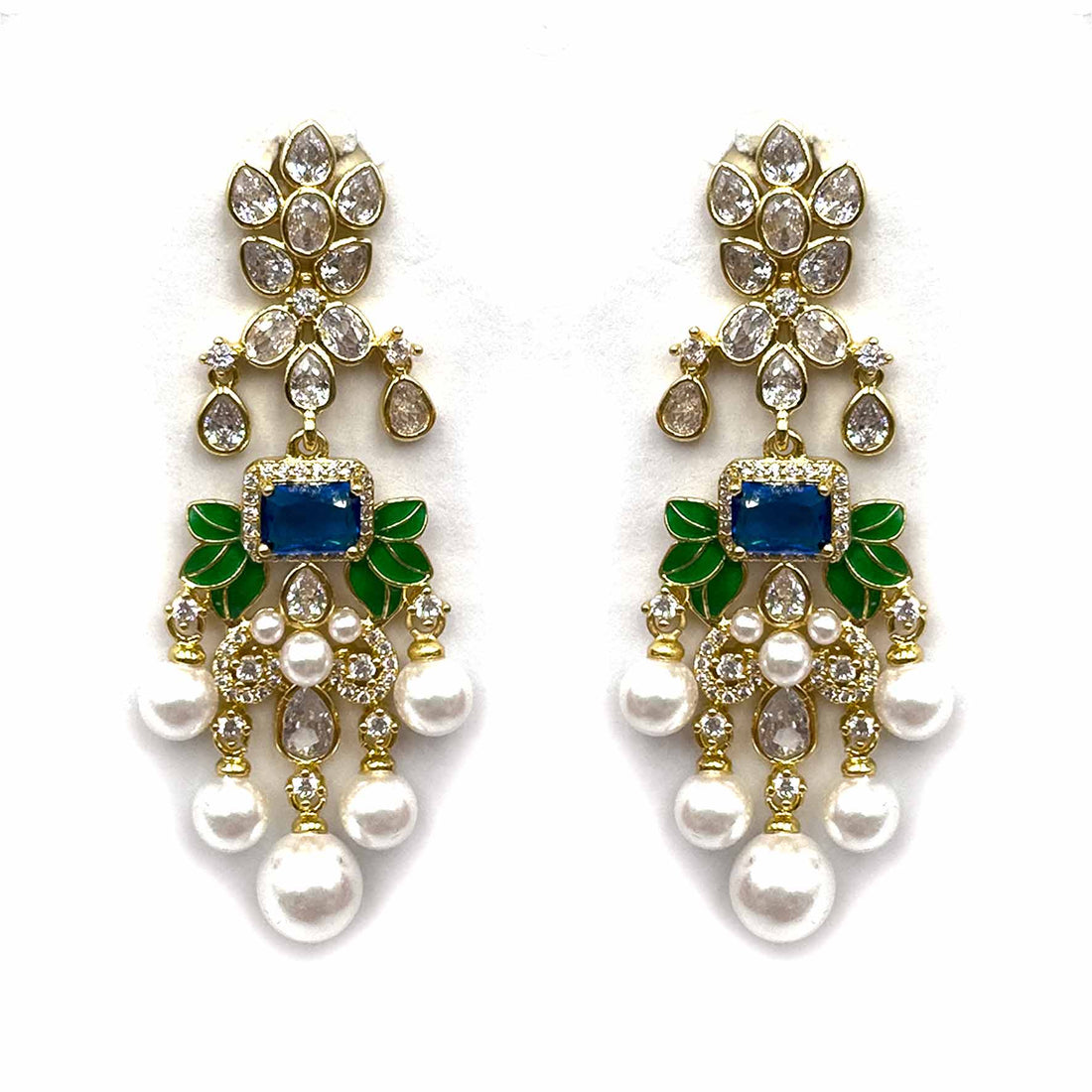 Palestro Milano Orecchini Gold Regina di perle