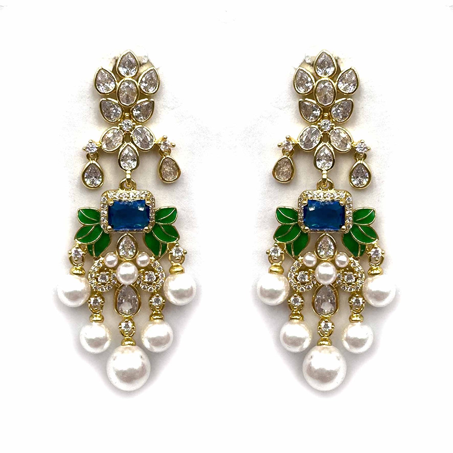 Palestro Milano Orecchini Gold Regina di perle